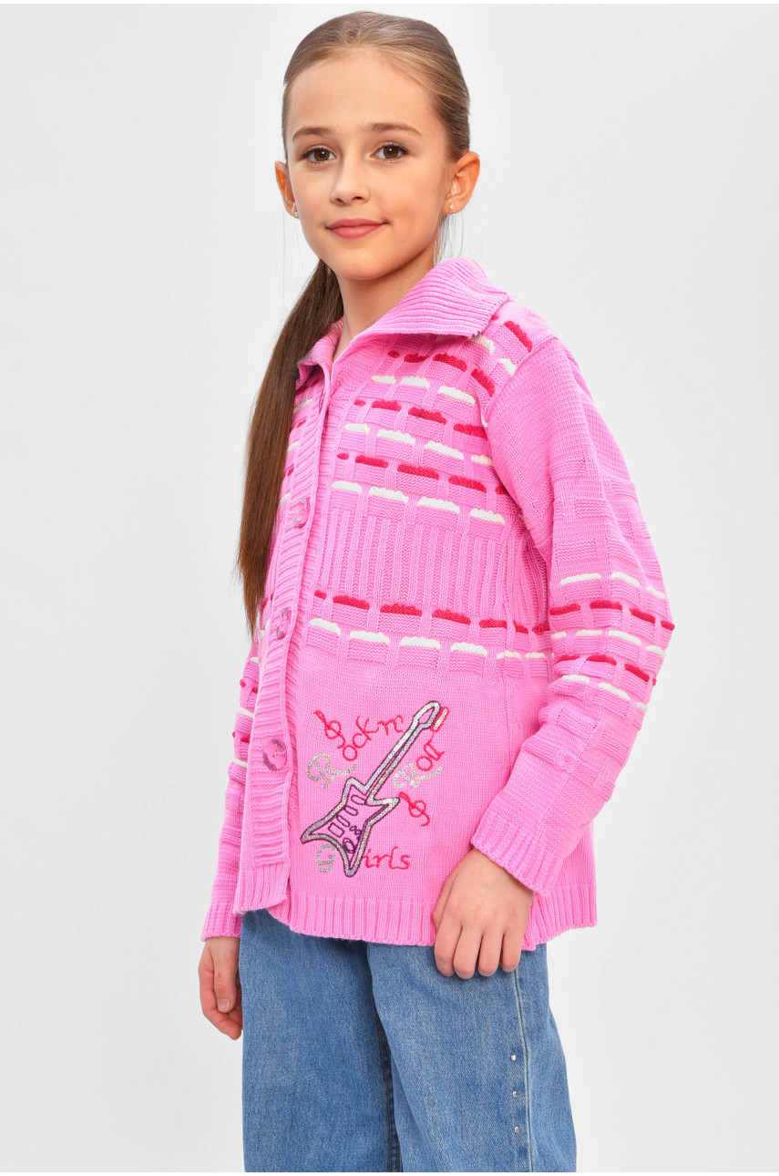 Кофта дитяча для дівчинки рожевого кольору 1005 201547