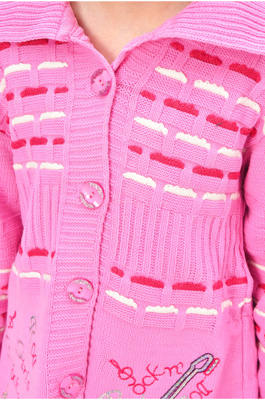 Кофта дитяча для дівчинки рожевого кольору 1005 201547