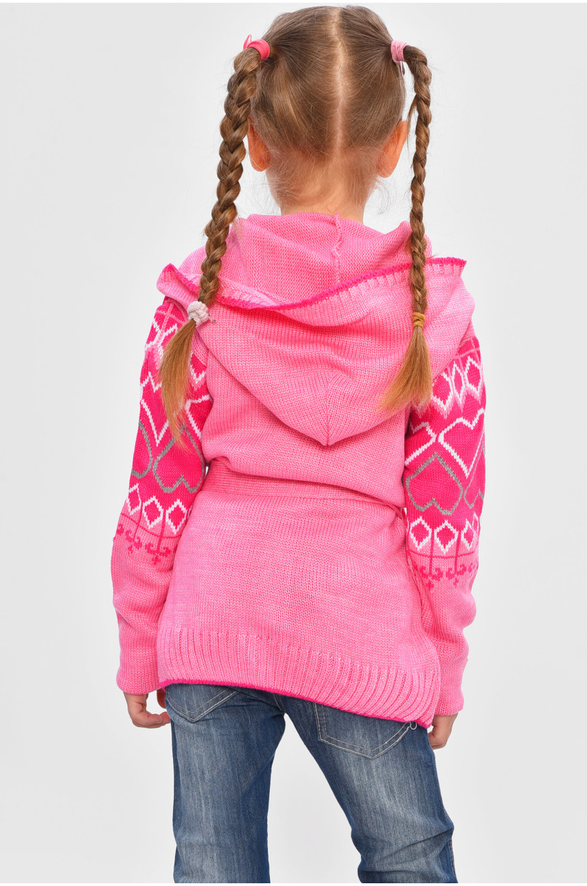 Кофта дитяча для дівчинки рожевого кольору белоснежка 201554