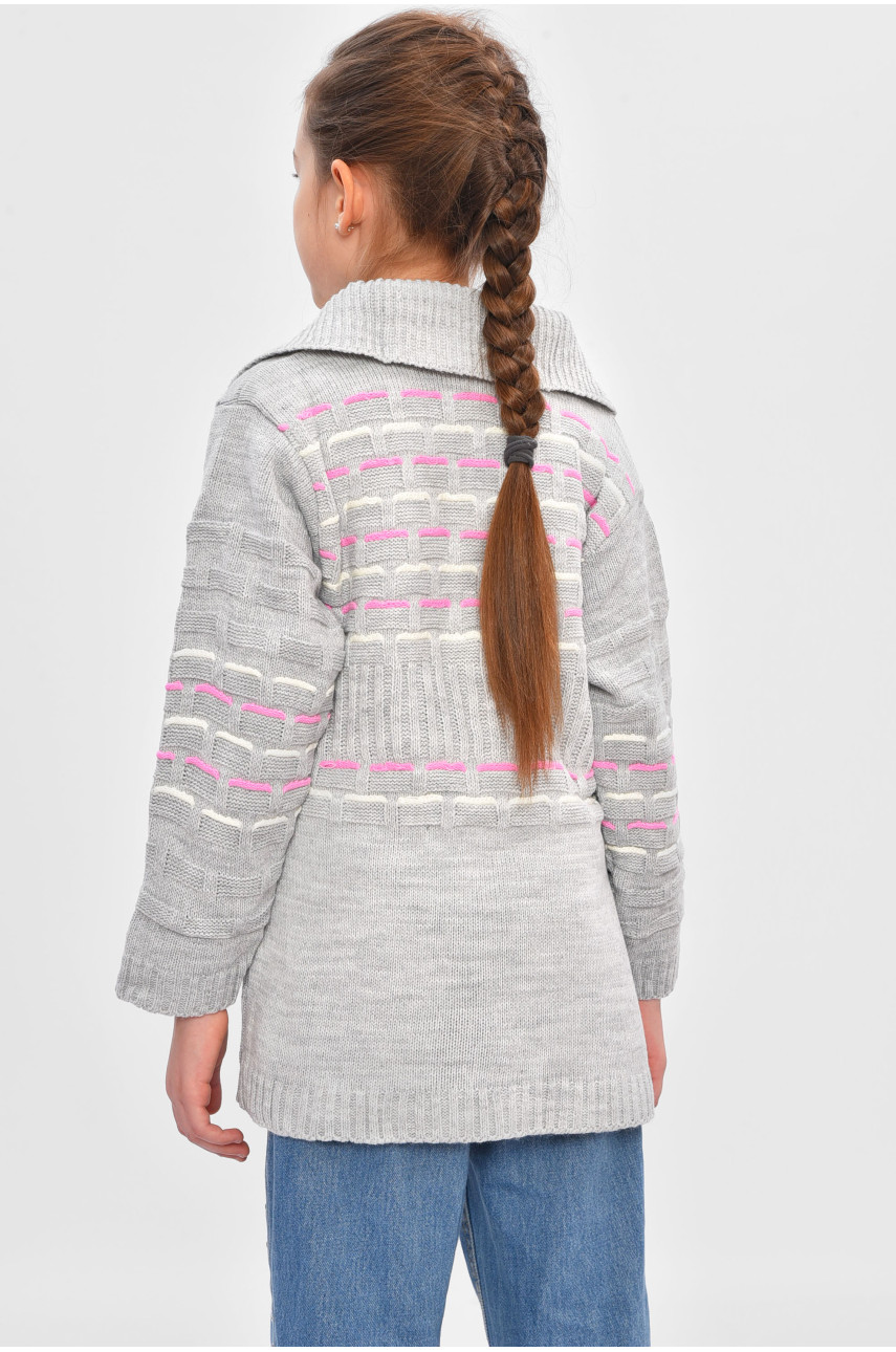 Кофта дитяча для дівчинки сірого кольору 1005 201557