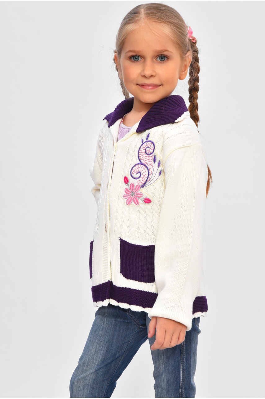 Кофта дитяча для дівчинки рожевого кольору 209 201566