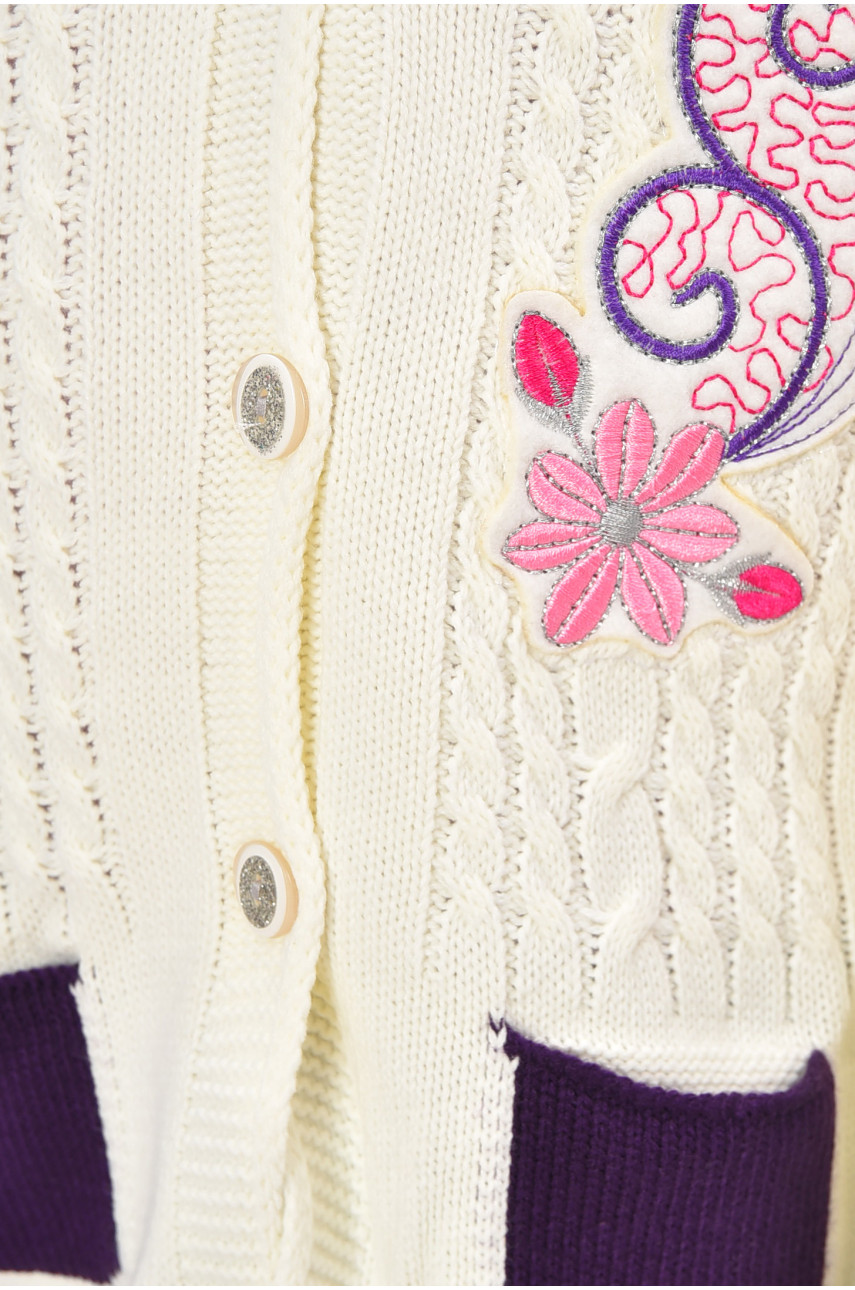 Кофта дитяча для дівчинки рожевого кольору 209 201566