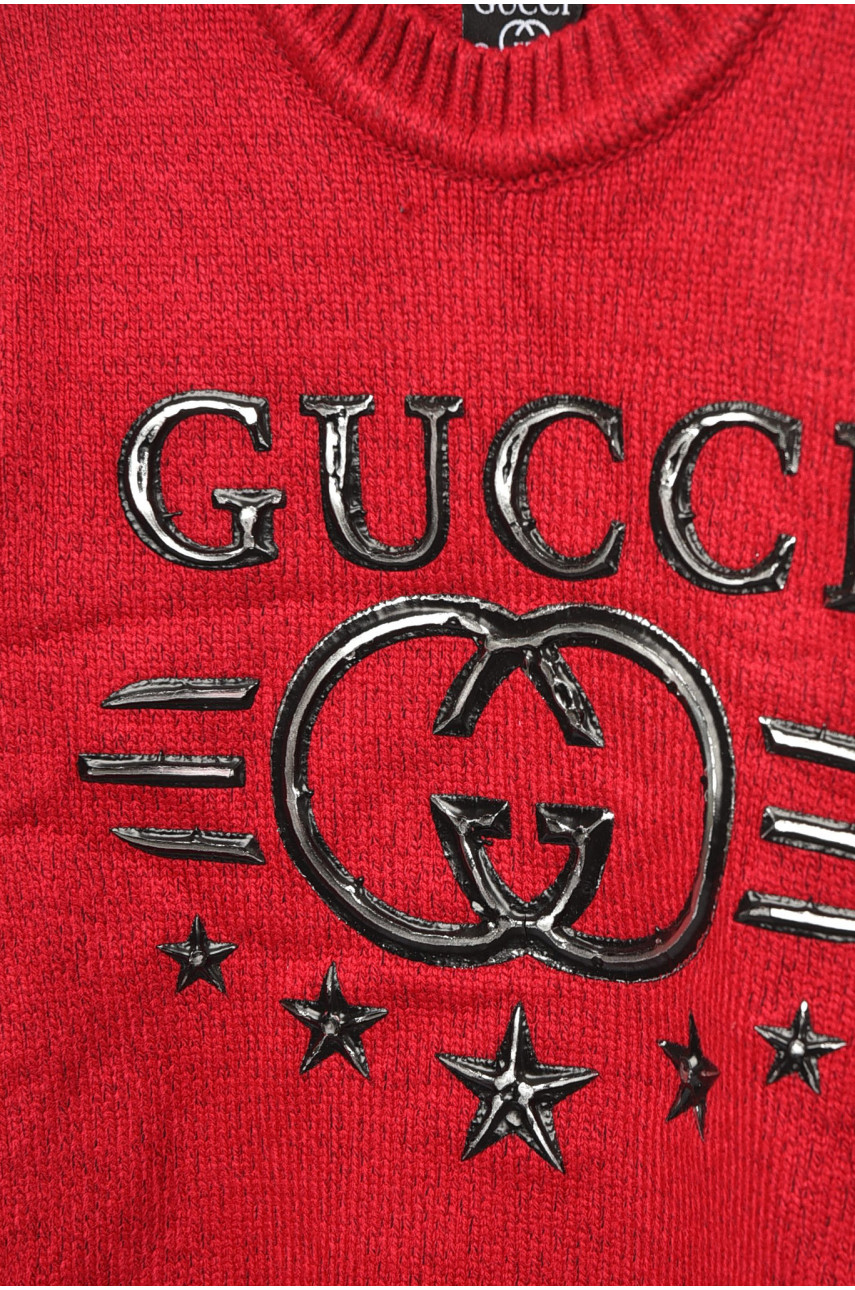 Светр дитячий для хлопчика бордового кольору 2425 201567