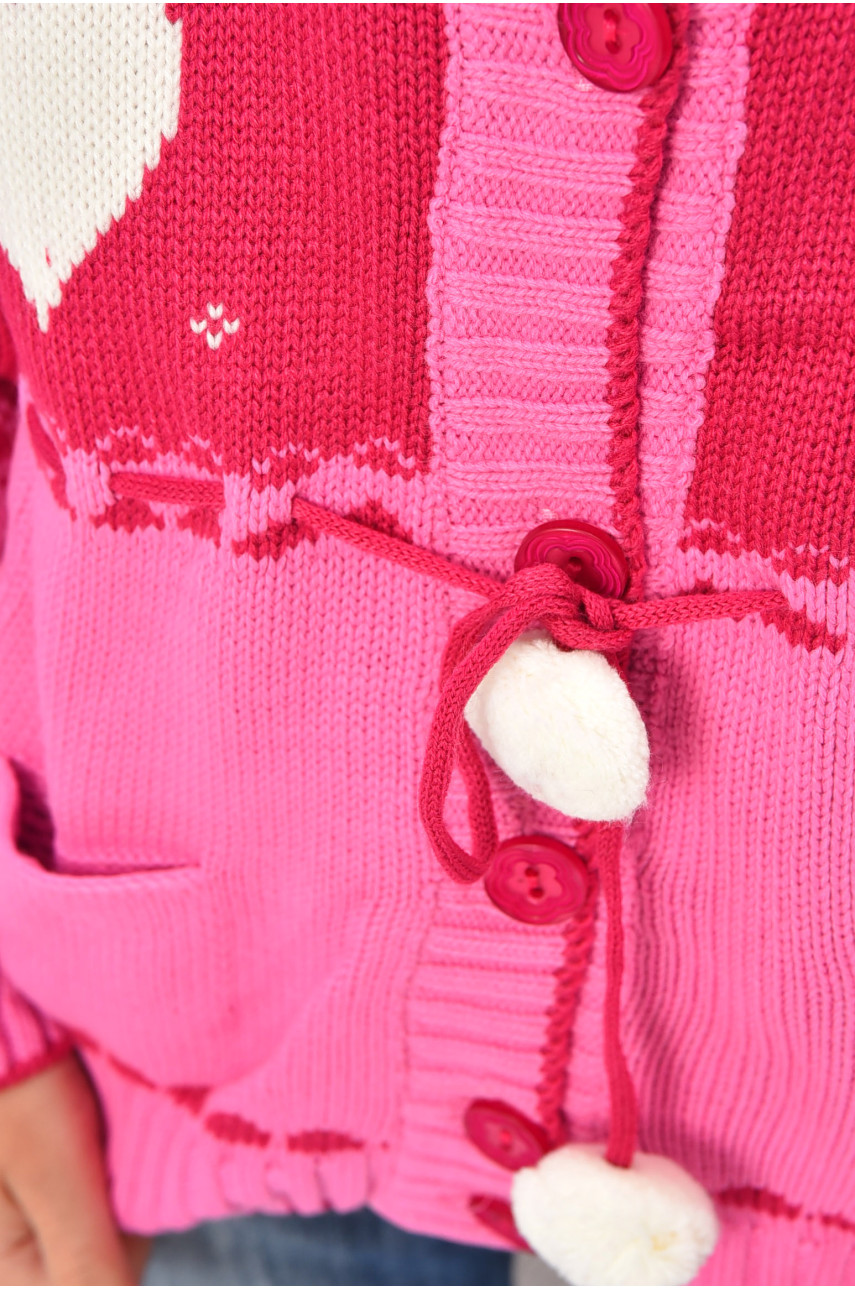 Кофта дитяча для дівчинки білого кольору 305 201568