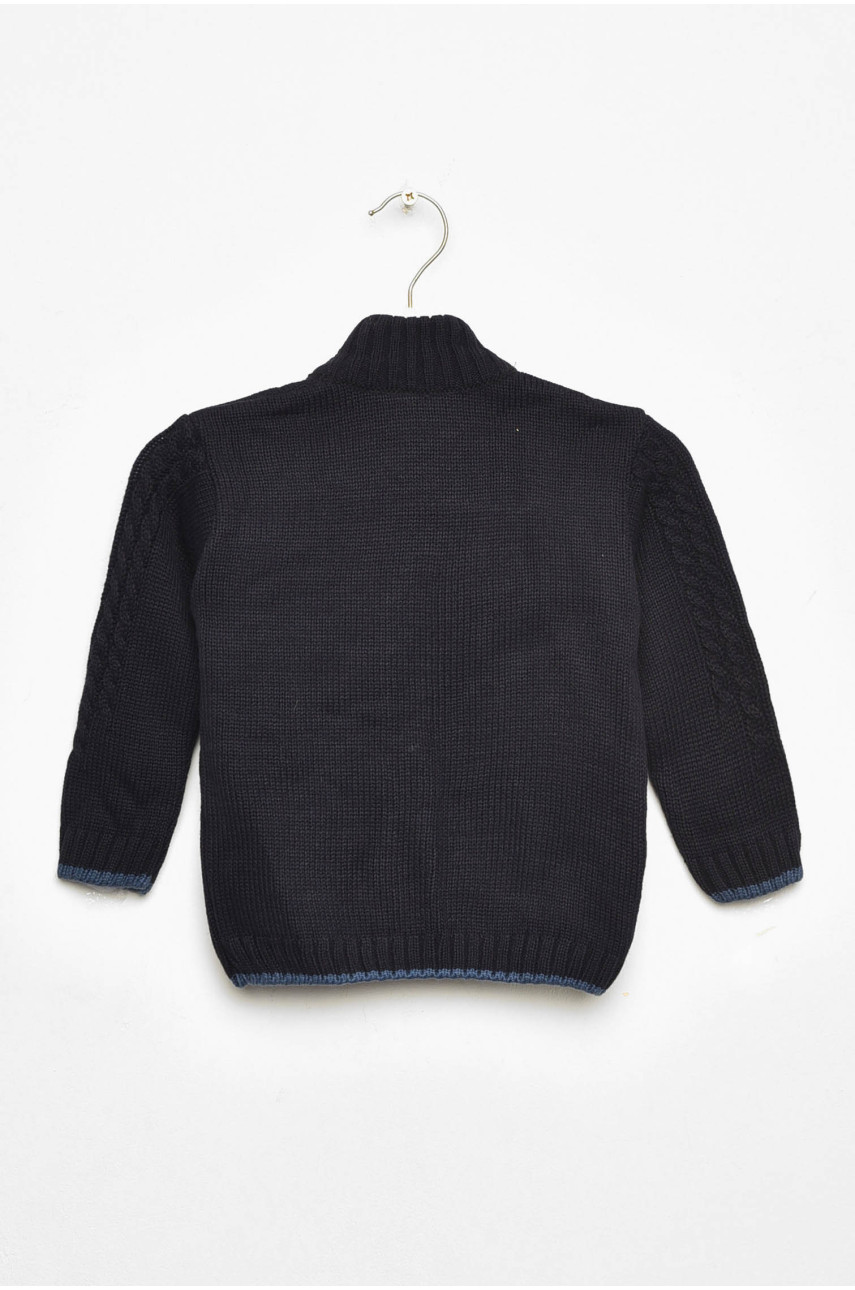Кофта дитяча для хлопчика темно-синього кольору 201587