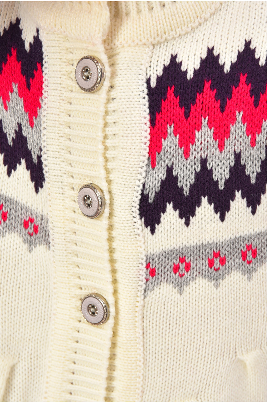 Кофта дитяча для дівчинки молочного кольору 440 201590