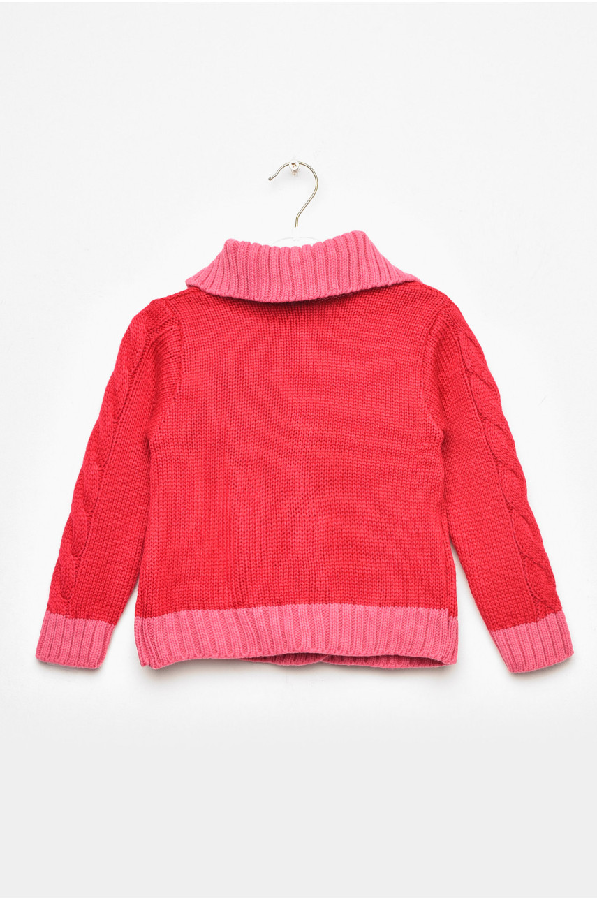 Кофта дитяча для дівчинки темно-рожевого кольору 1026 201599