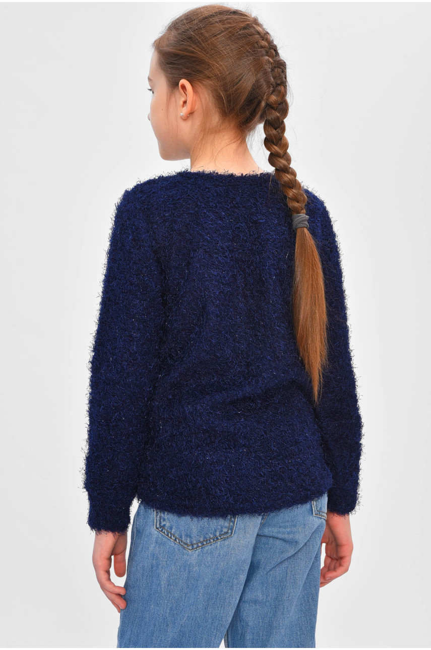 Кофта дитяча травка для дівчинки темно-синього кольору асорті 201600