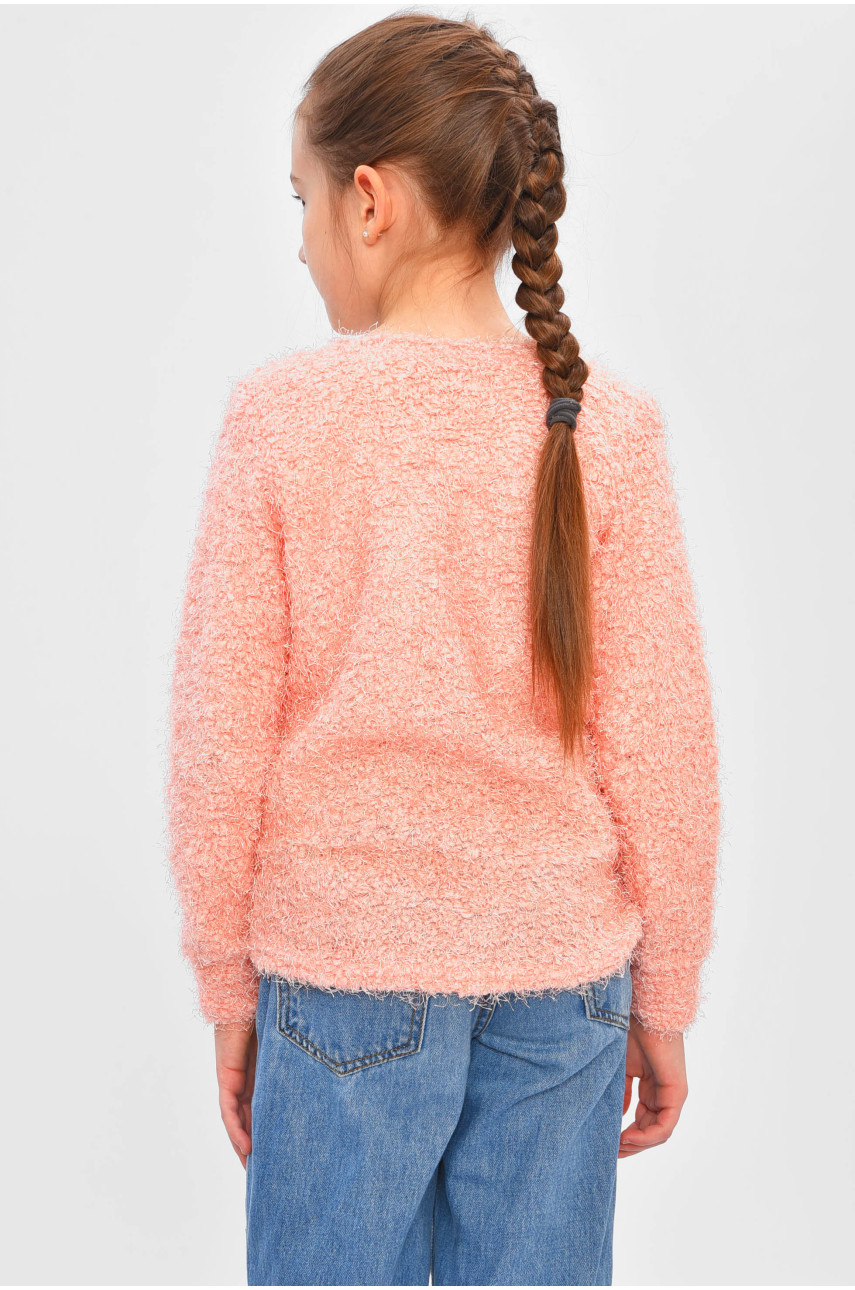 Кофта детская травка для девочки светло-розового цвета асорті 201601