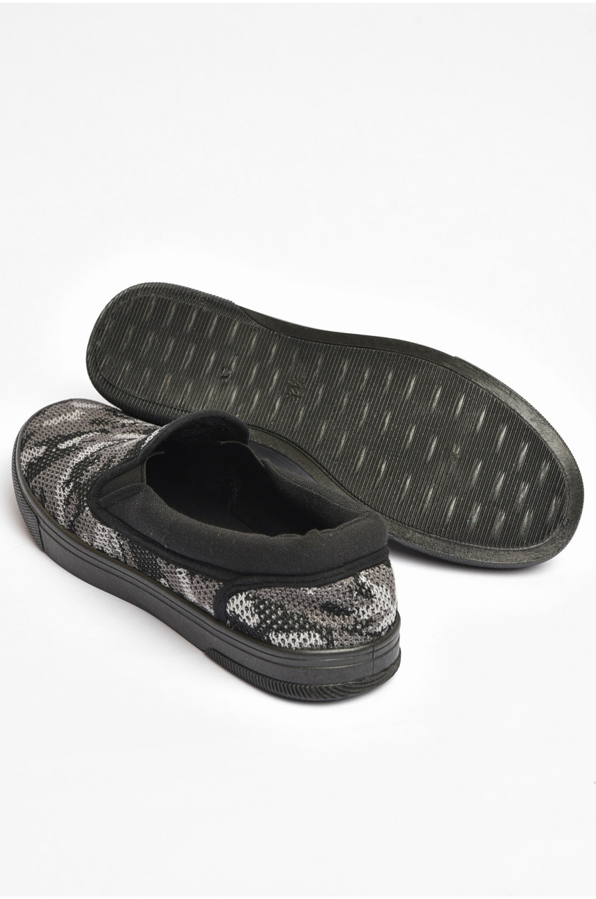 Мокасины мужские серого цвета К-222 201605 Мокасины мужские серого цвета К-222 201605