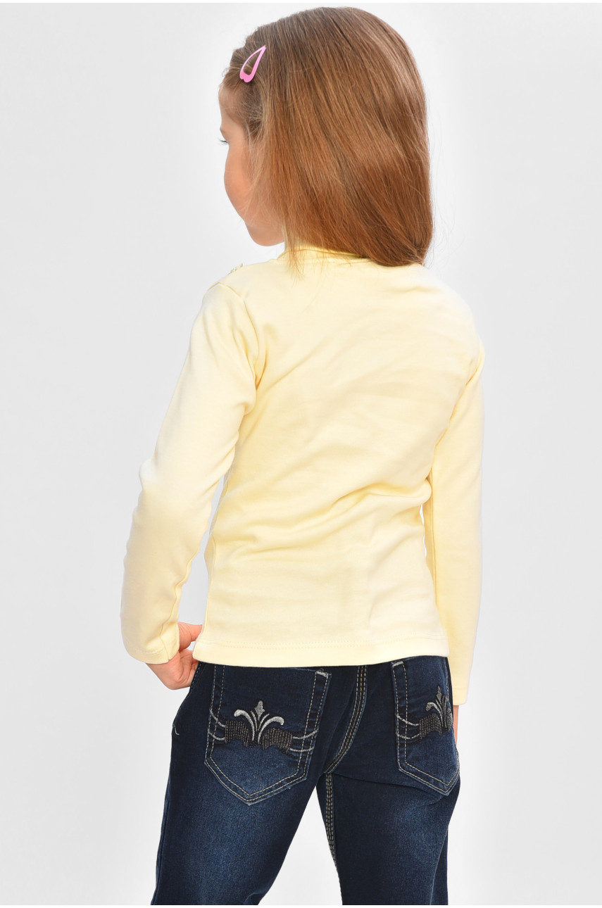 Кофта дитяча для дівчинки молочного кольору асорті 201608