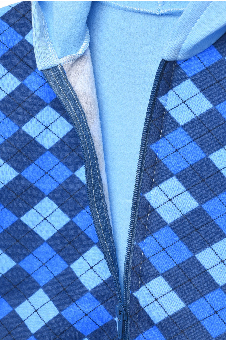 Костюм детский для мальчика на флисе голубого цвета асорті 201612