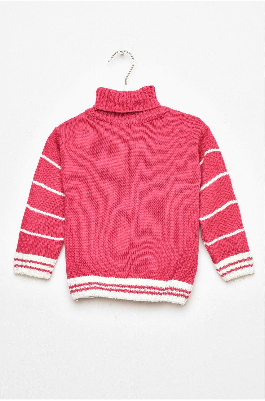 Светр дитячий для дівчинки малинового кольору асорти 201622
