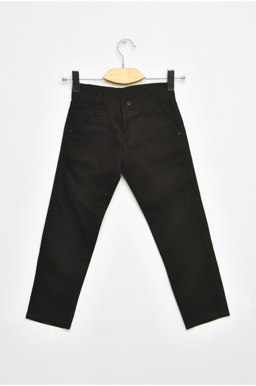 Штаны детские для мальчика черного цвета асорті 201626