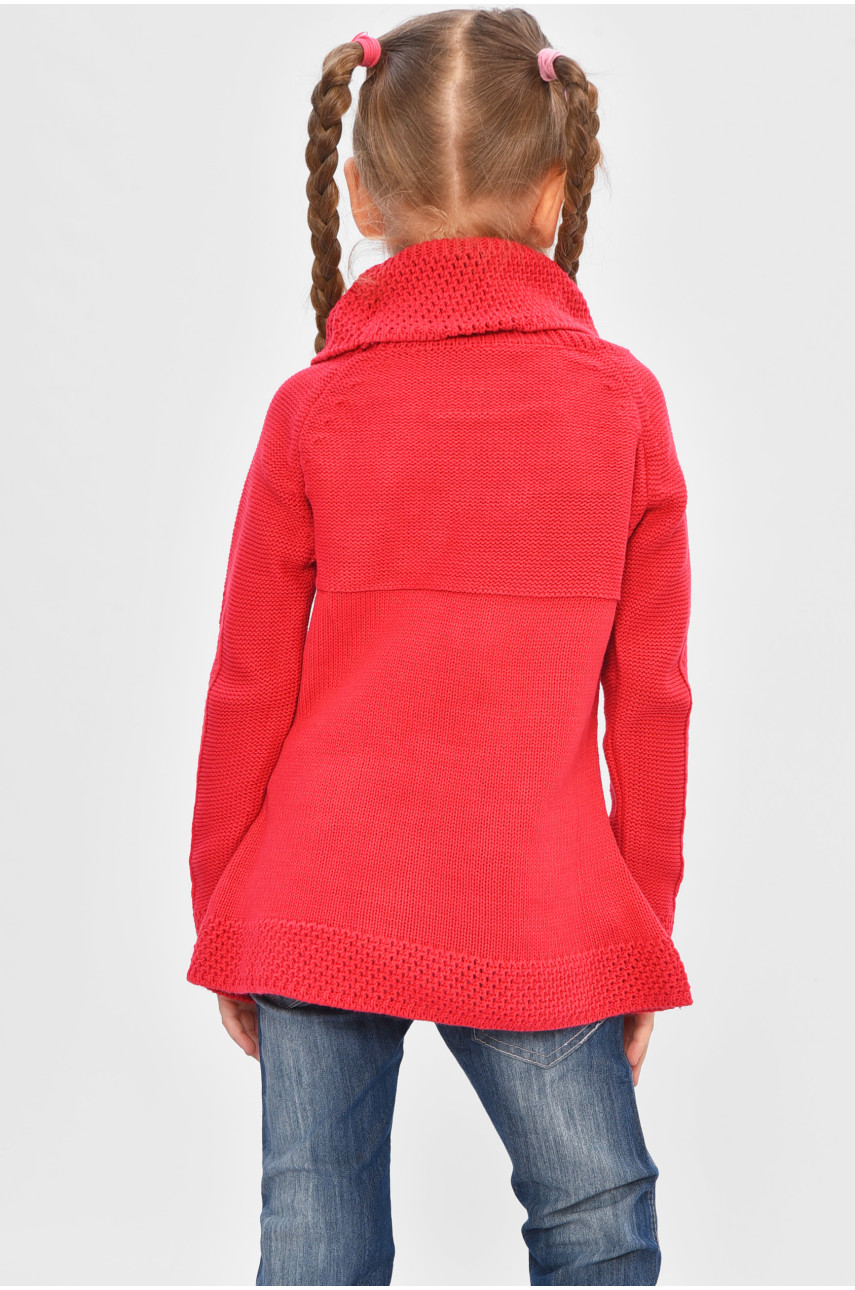 Светр дитячий для дівчинки рожевого кольору асорті 201656