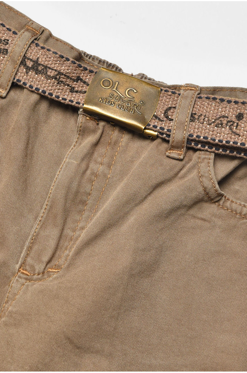 Бриджи детские для мальчика цвета хаки асорті 201692