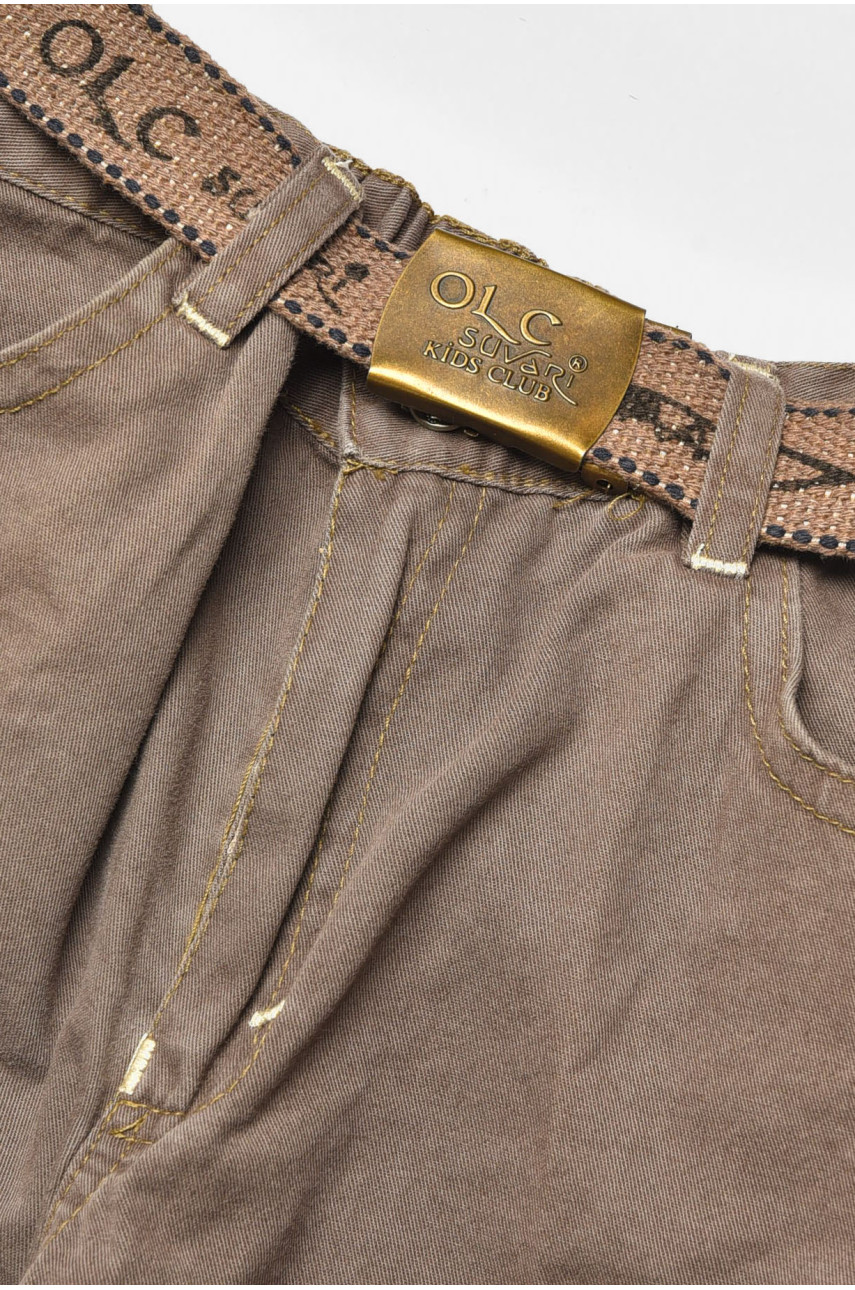 Бриджи детские для мальчика цвета хаки асорті 201693