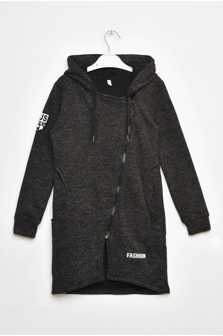 Кардиган дитячий для дівчинки сірого кольору асорті 201695 Кардиган дитячий для дівчинки сірого кольору асорті 201695