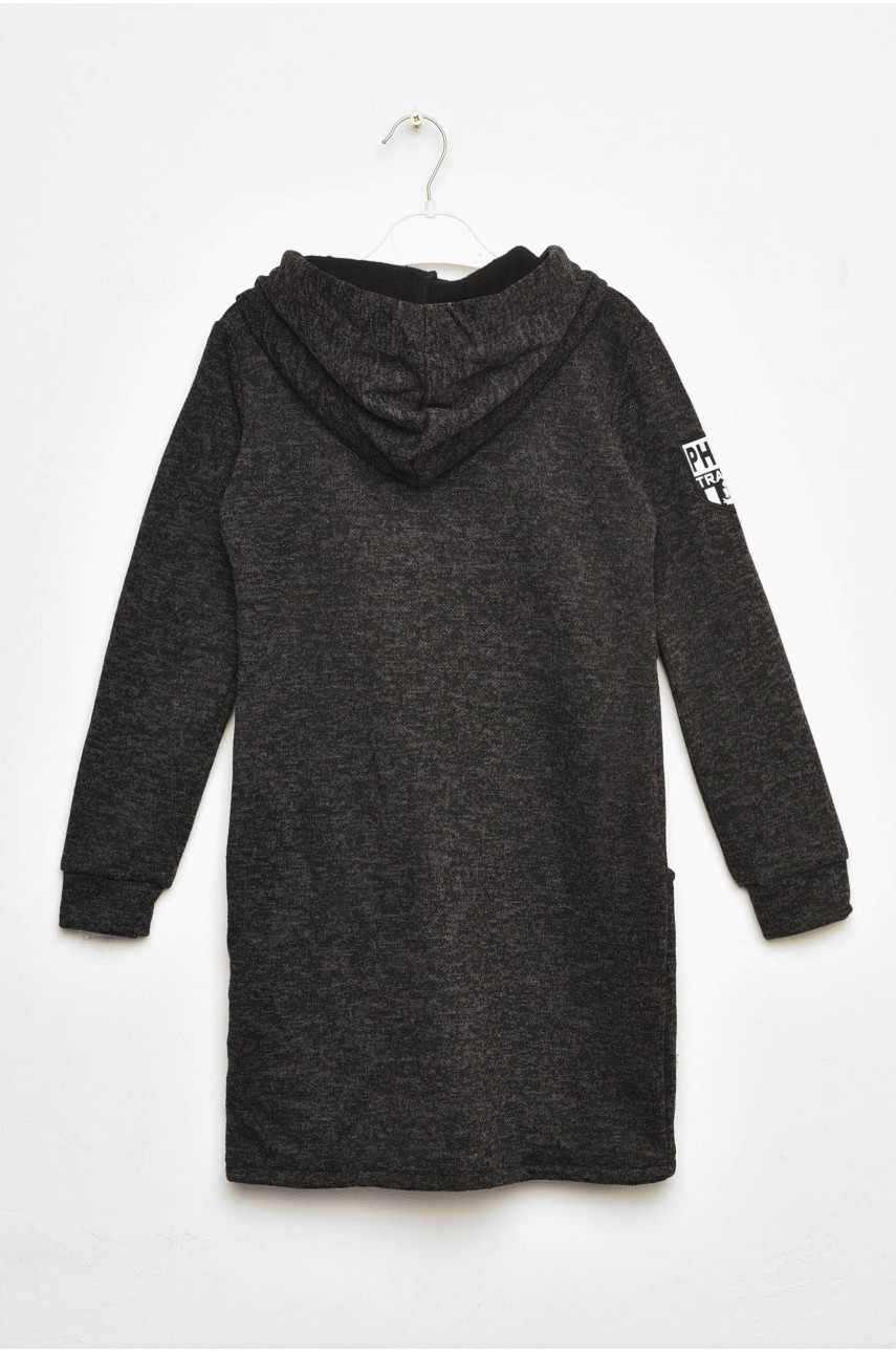 Кардиган дитячий для дівчинки сірого кольору асорті 201695 Кардиган дитячий для дівчинки сірого кольору асорті 201695