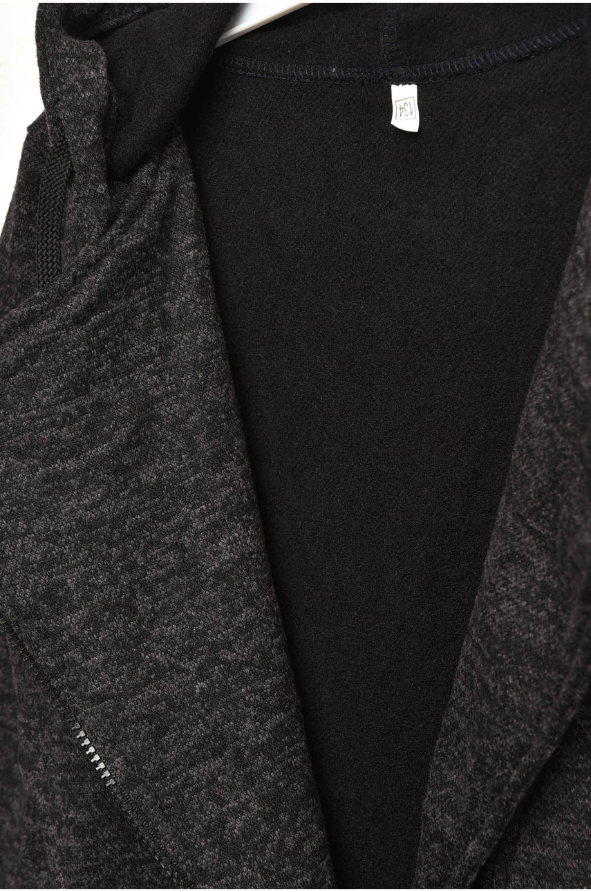 Кардиган дитячий для дівчинки сірого кольору асорті 201695 Кардиган дитячий для дівчинки сірого кольору асорті 201695