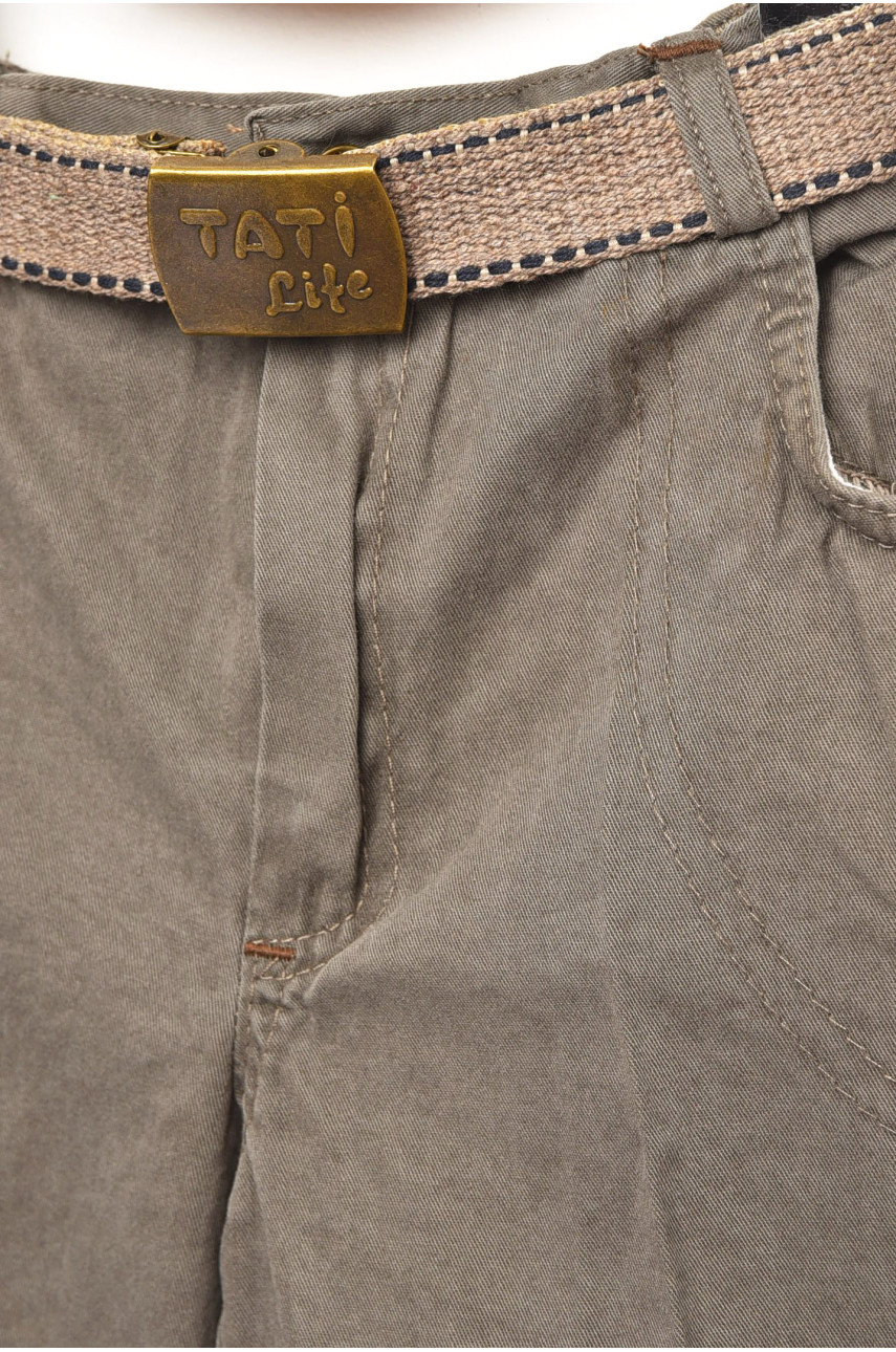 Бриджи детские для мальчика цвета хаки асорті 201696