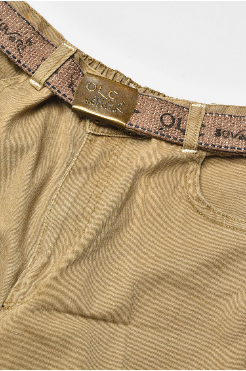 Бриджи детские для мальчика цвета хаки асорті 201698