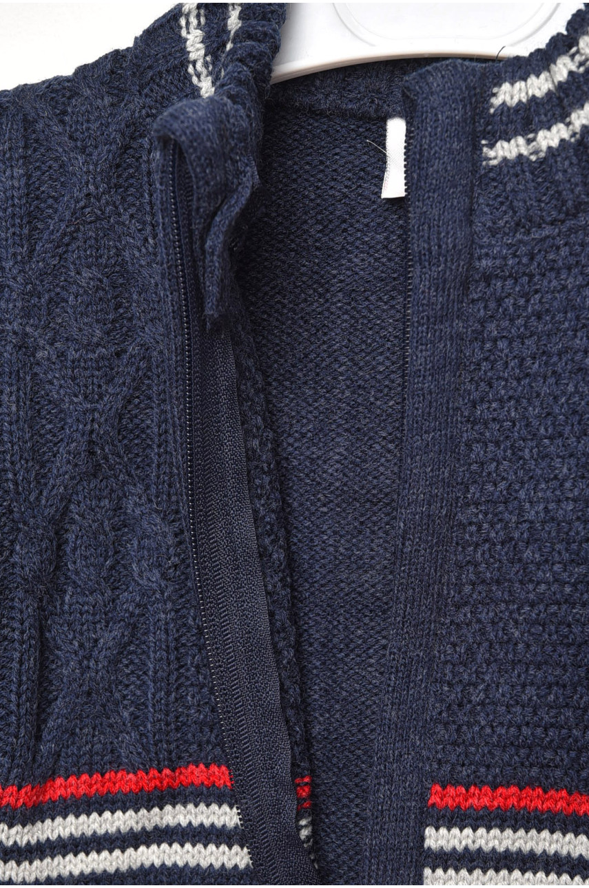 Кофта дитяча для хлопчика темно-синього кольору 204 201713