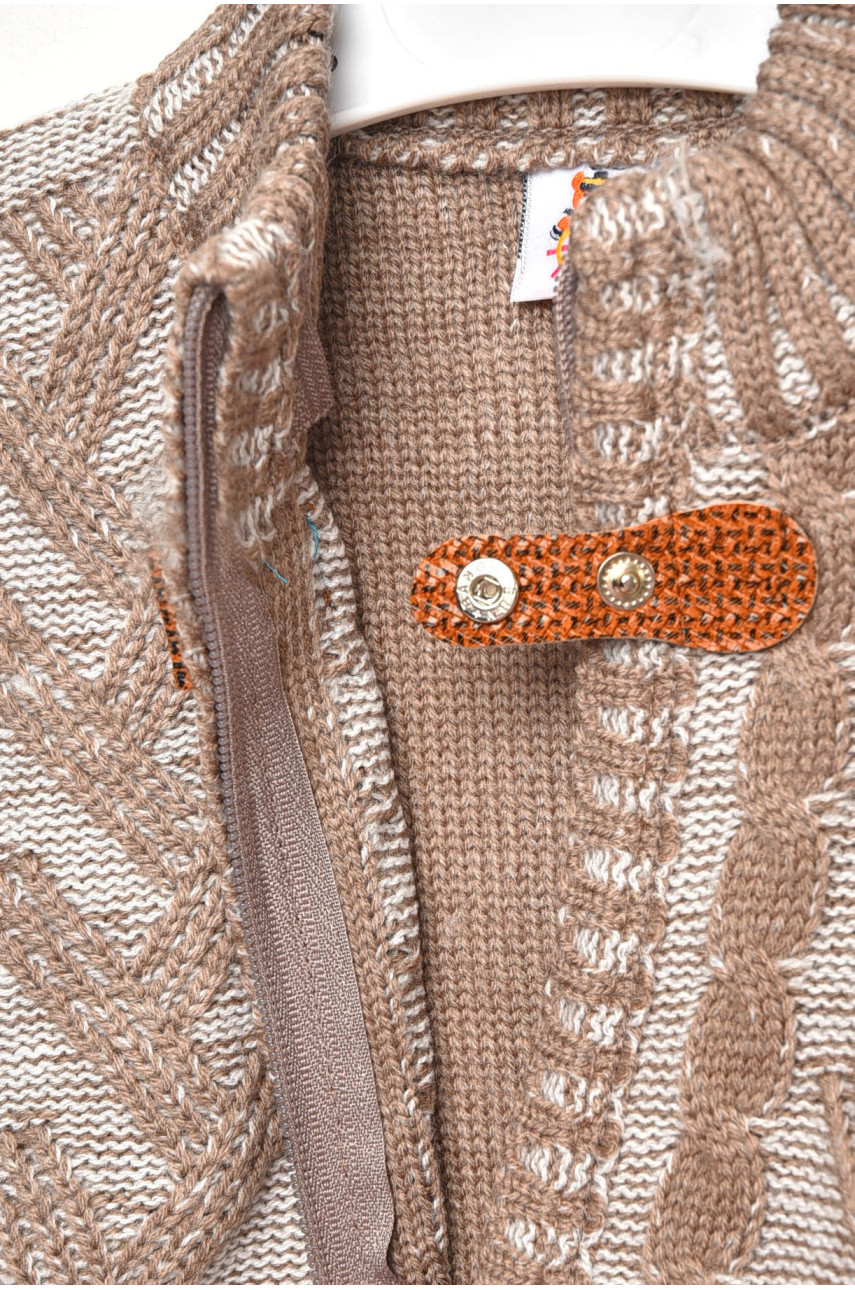 Кофта дитяча для хлопчика бежевого кольору 189 201719