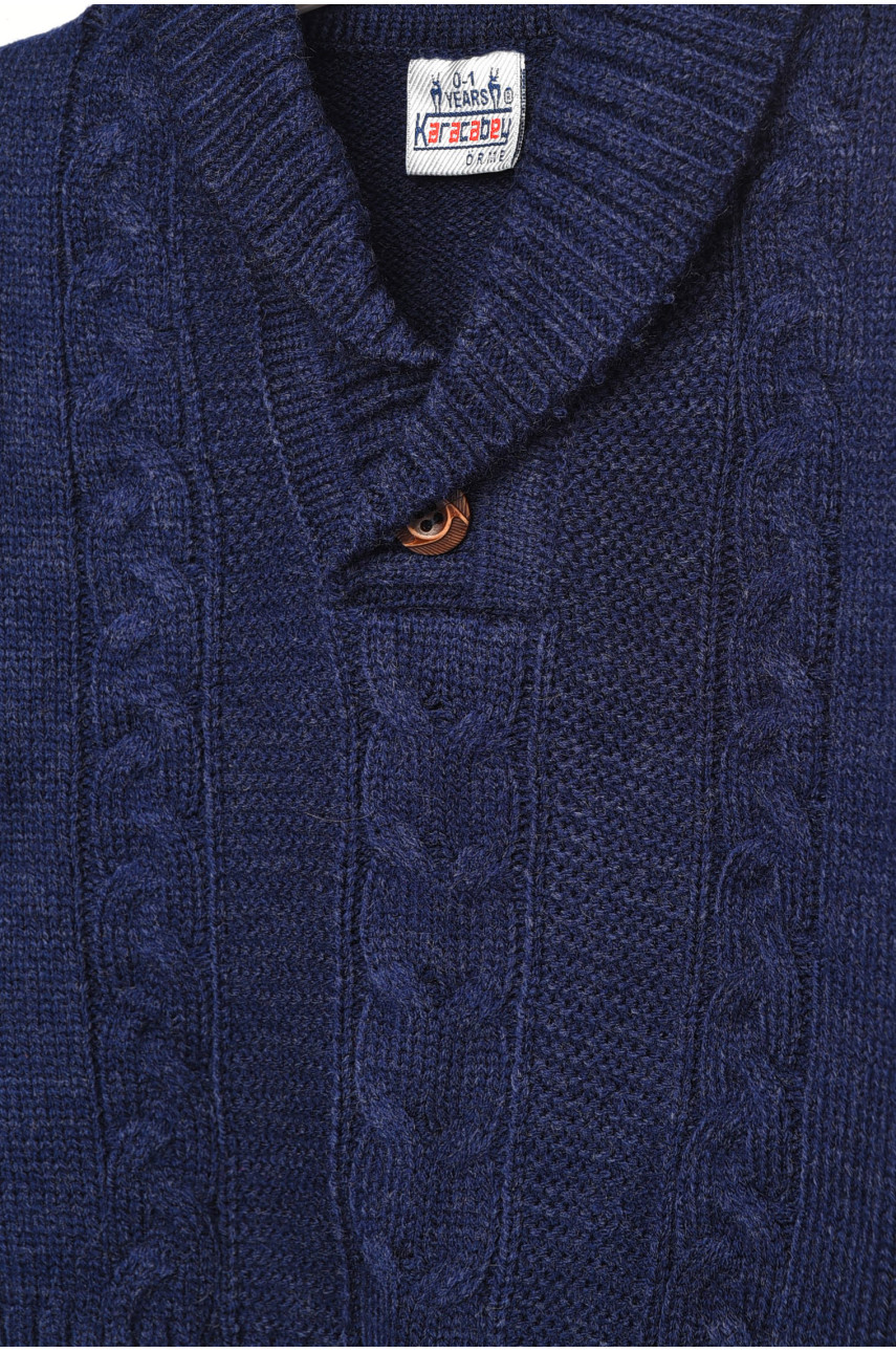 Кофта дитяча для хлопчика темно-синього кольору 004 201728