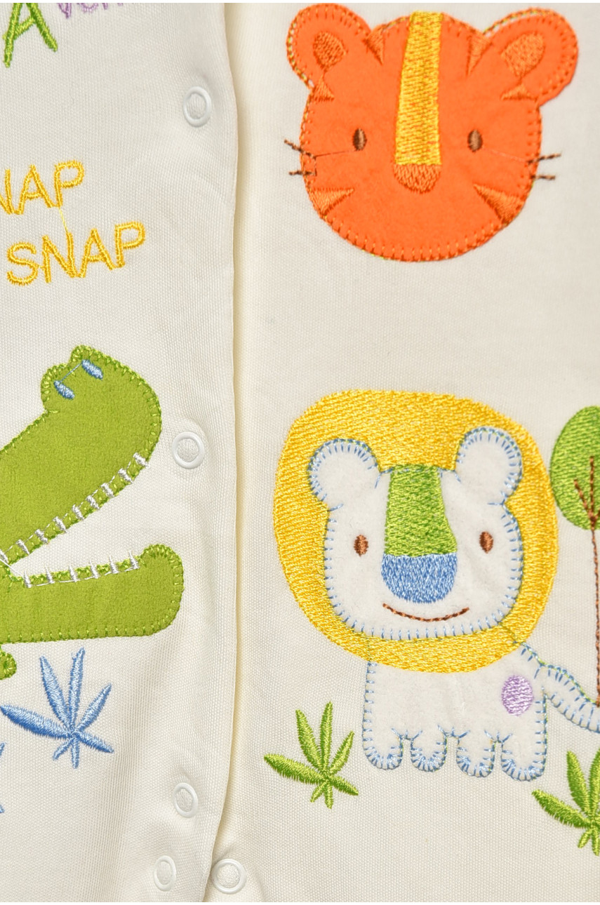 Человечек детский для мальчика белого цвета 1460566 201755 Человечек детский для мальчика белого цвета 1460566 201755