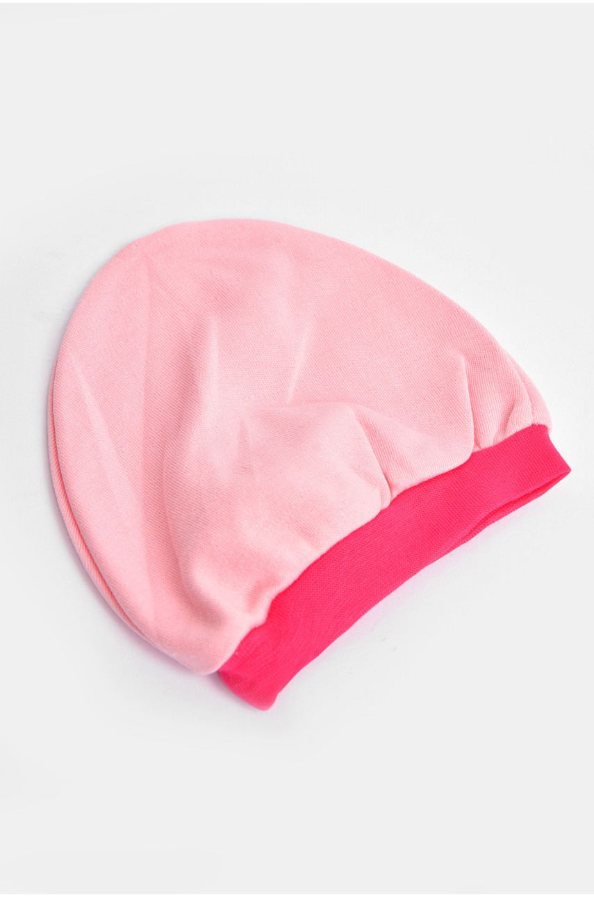 Человечек детский для девочки розового цвета с шапочкой ипел 201760 Человечек детский для девочки розового цвета с шапочкой ипел 201760