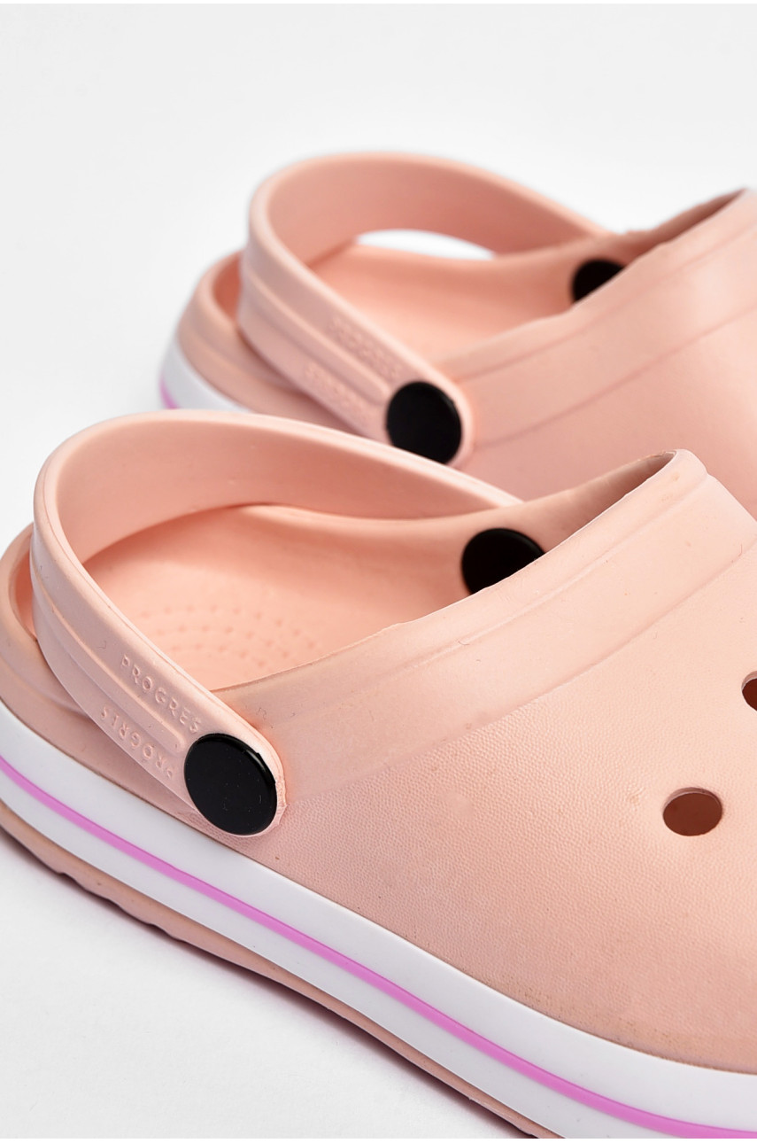 Кроксы детские пудрового цвета 309 201773