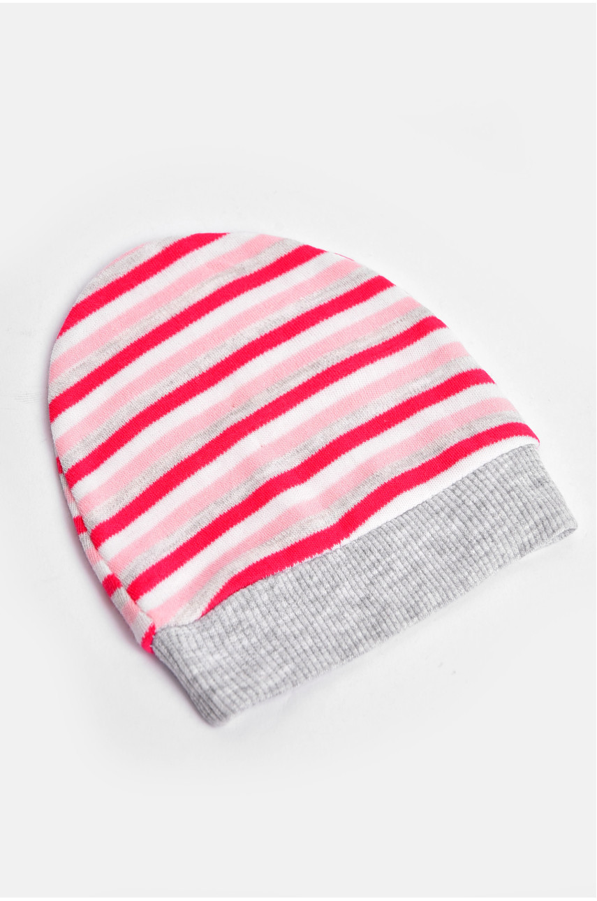 Чоловічок дитячий для дівчинки сірого кольору з шапочкою бебеко 201774