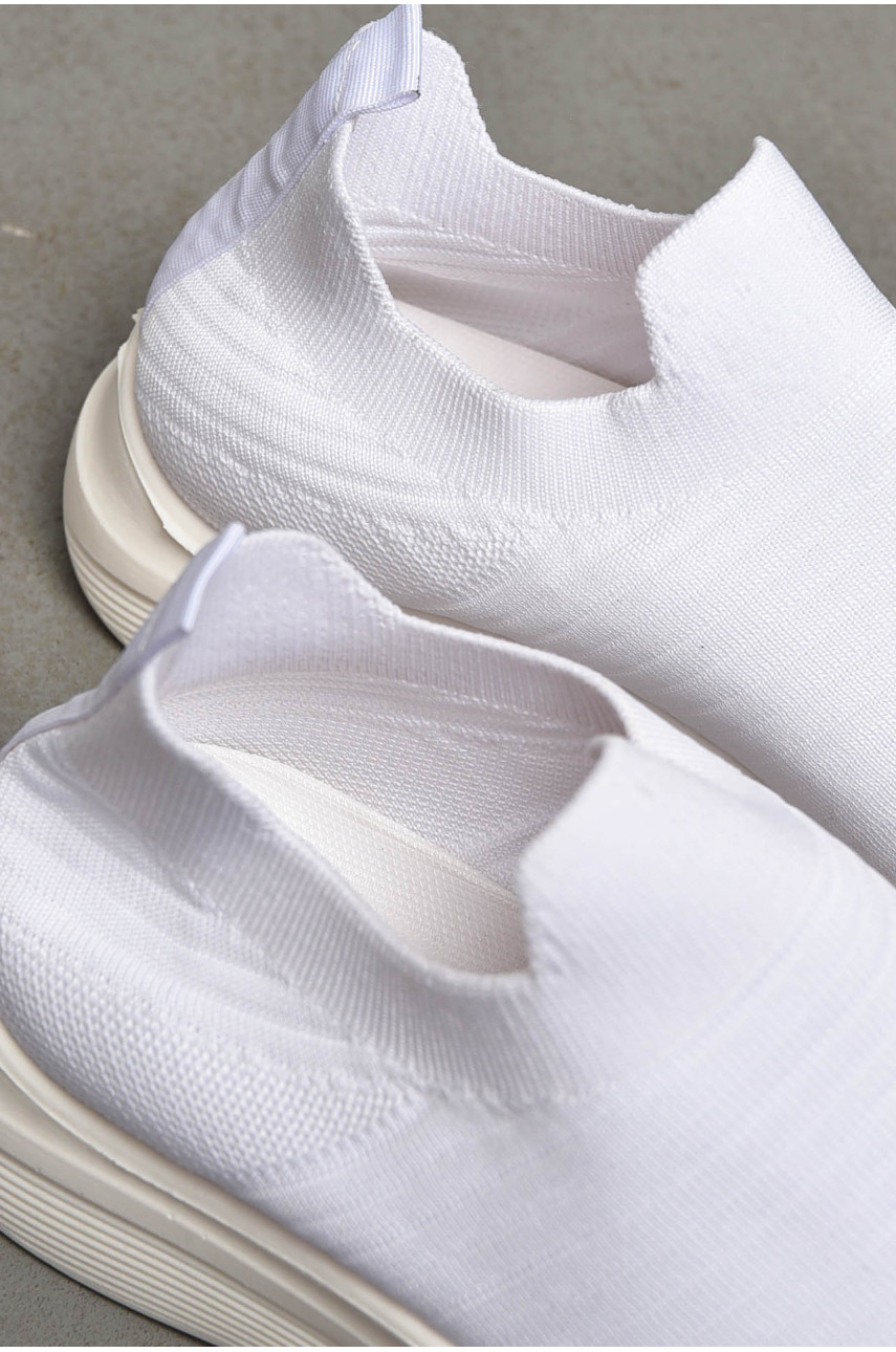 Кросівки чоловічі білого кольору текстиль 777-а1047 201779