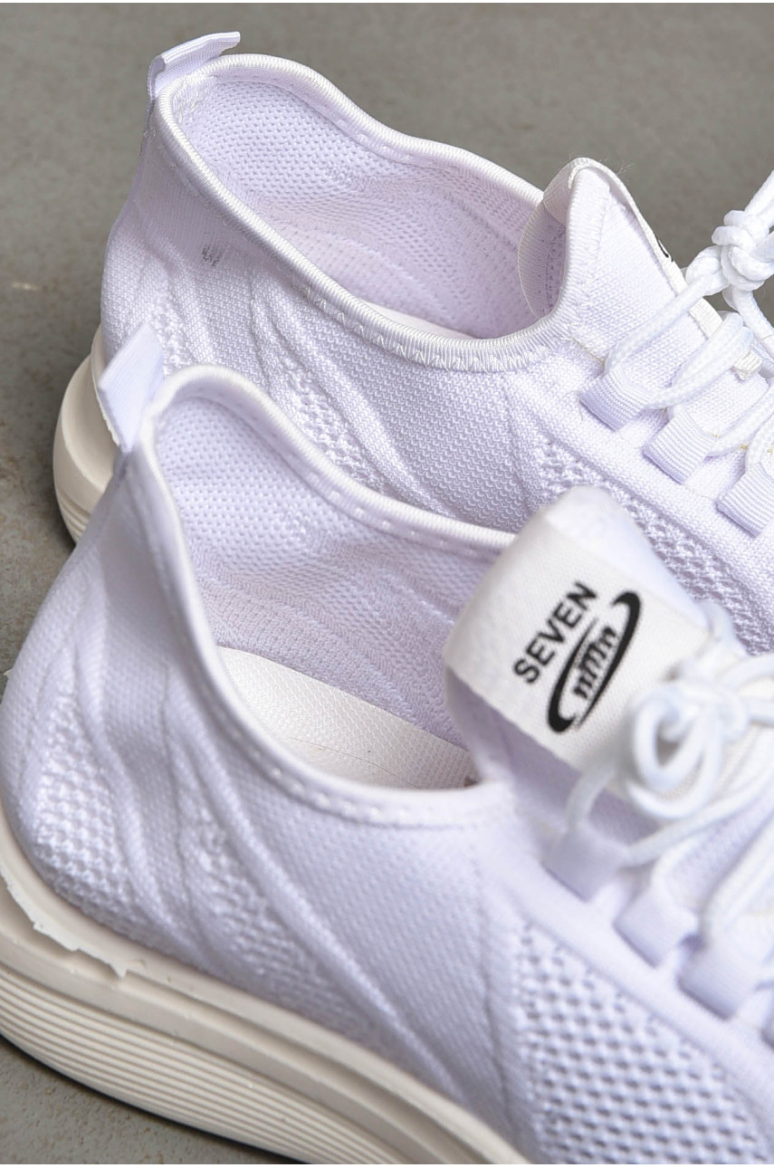 Кросівки чоловічі білого кольору на шнурівці 777-а1035 201789