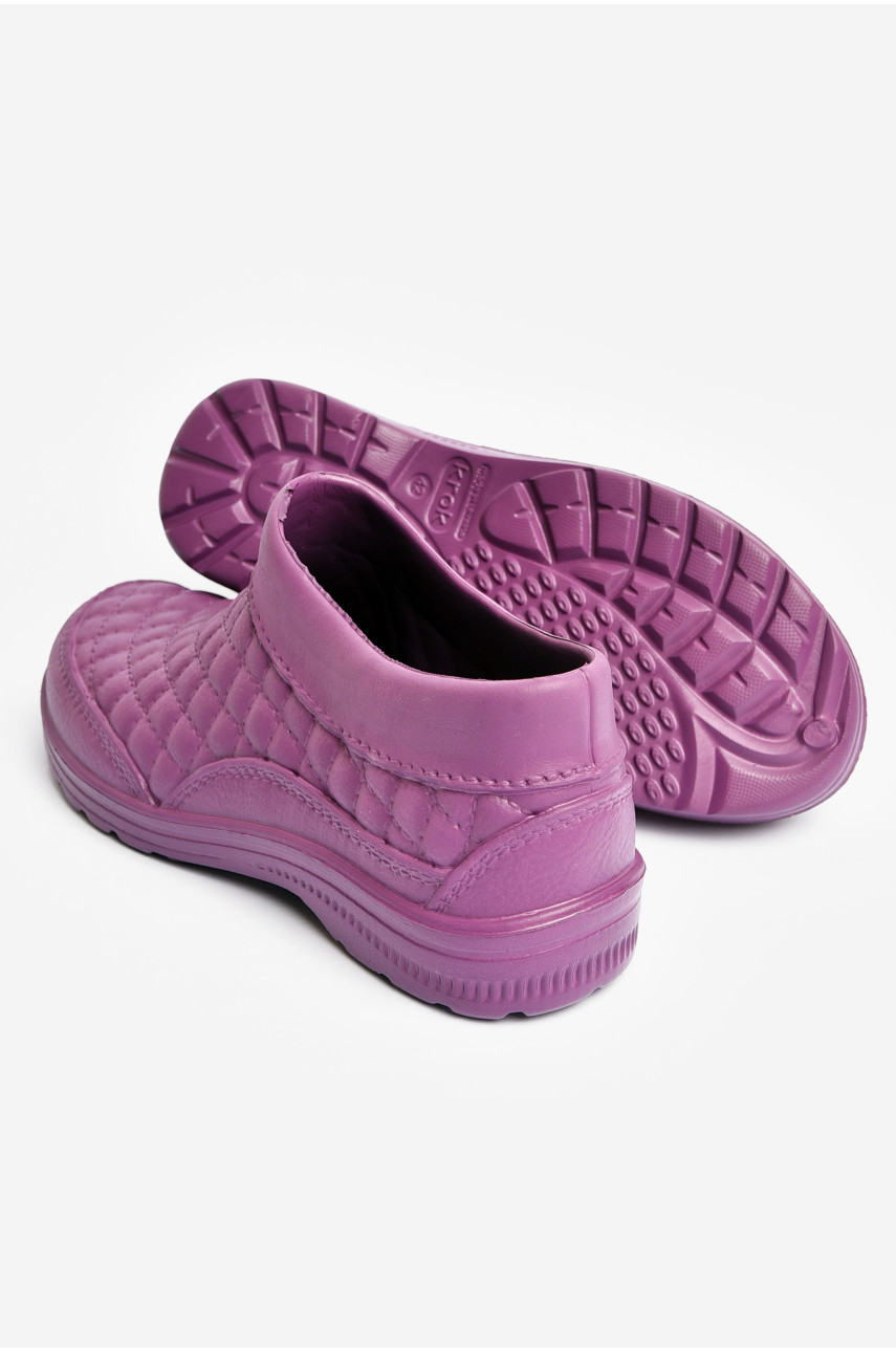 Галоши женские фиолетового цвета Б-03 201837
