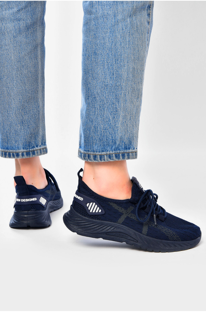 Кросівки жіночі темно-синього кольору текстиль К123 201852 Кросівки жіночі темно-синього кольору текстиль К123 201852
