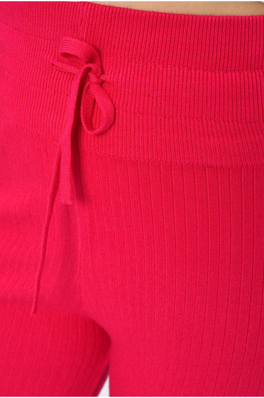Штаны женские однотонные розового цвета 9738 201898