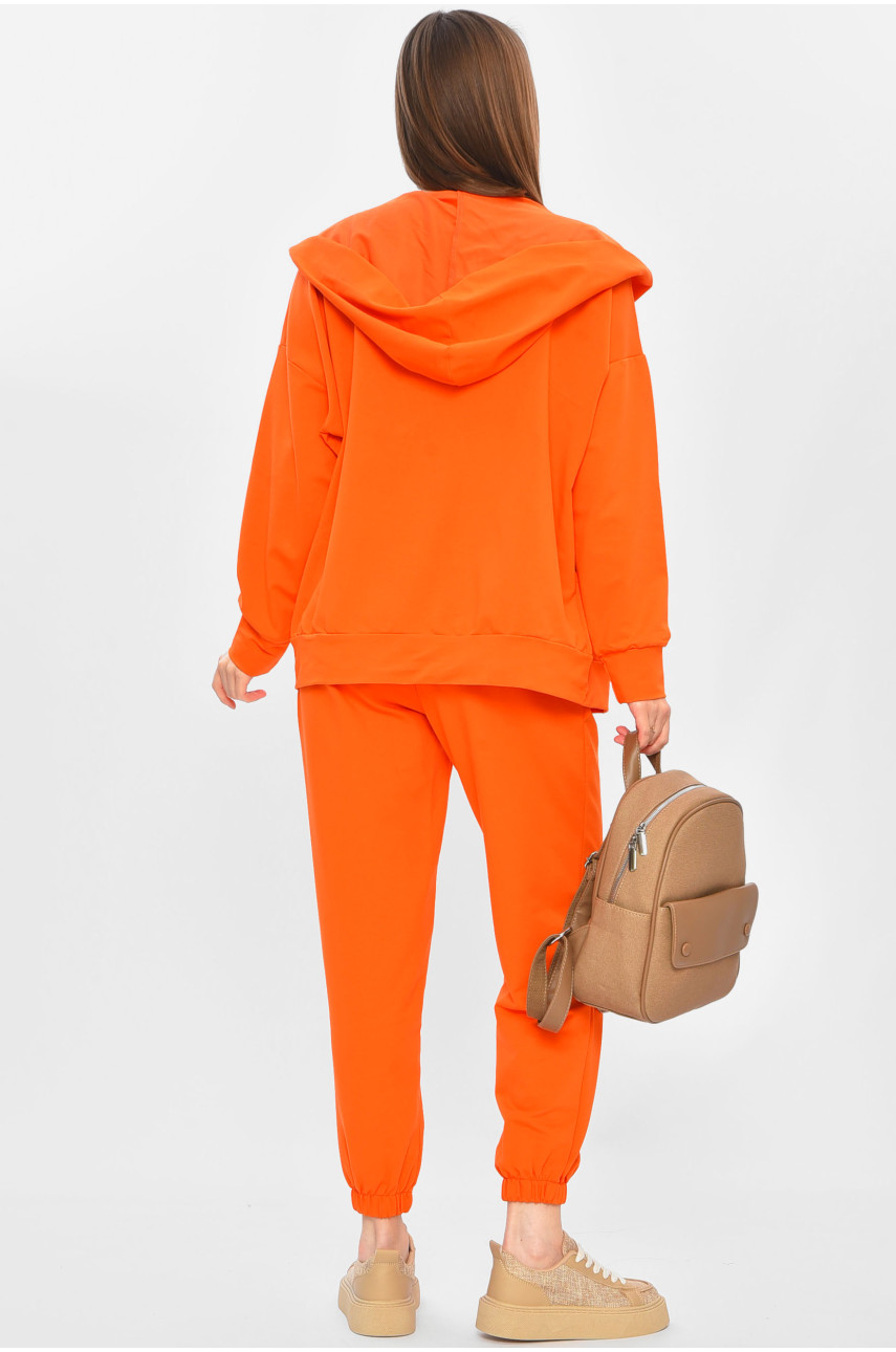 Спортивний костюм жіночий помаранчевого кольору 3403 201901