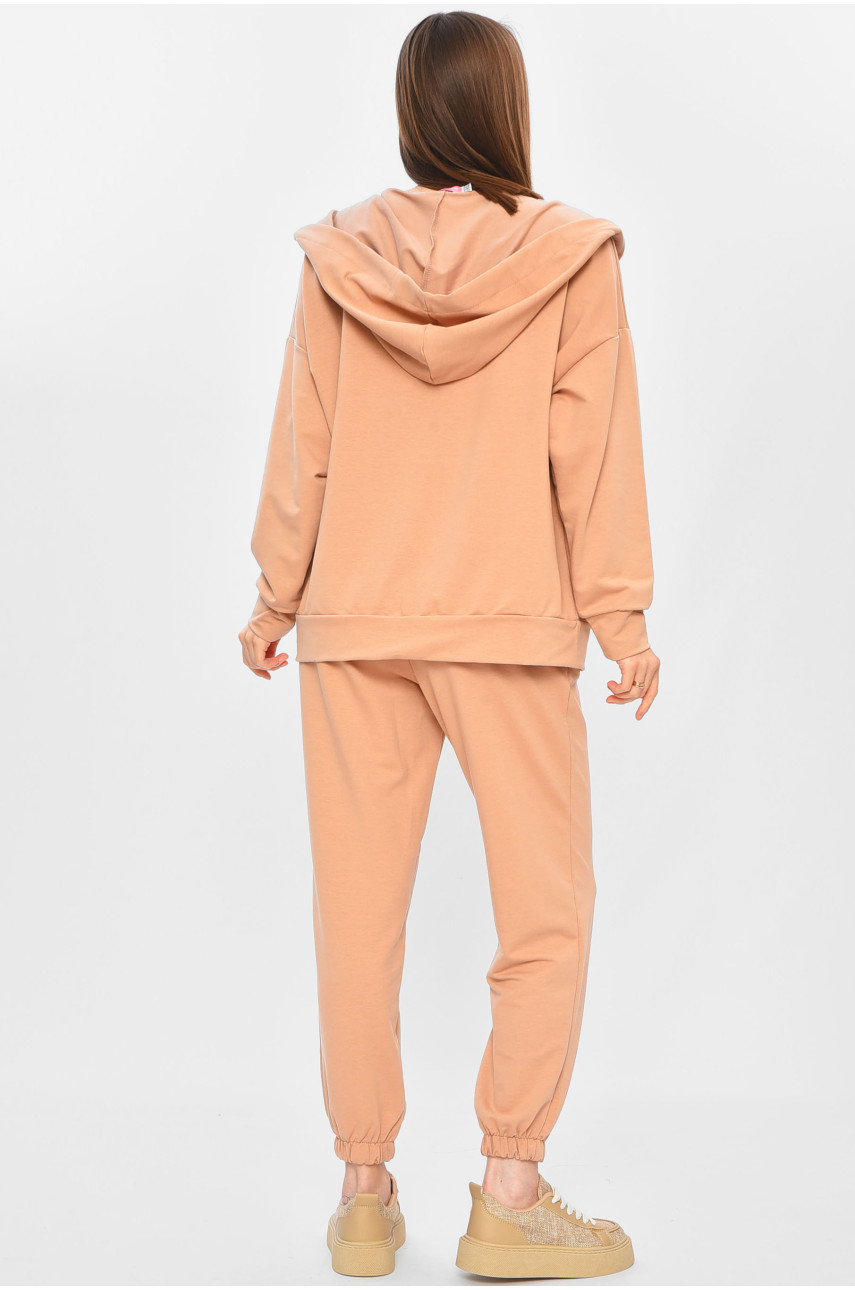 Спортивний костюм жіночий бежевого кольору 3403 201905