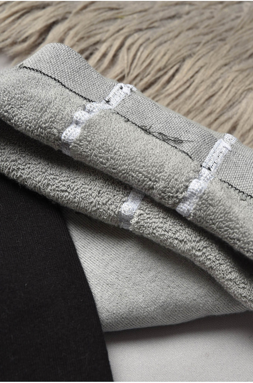 Колготи дитячі махрові для дівчинки сірого кольору 202014 Колготи дитячі махрові для дівчинки сірого кольору 202014