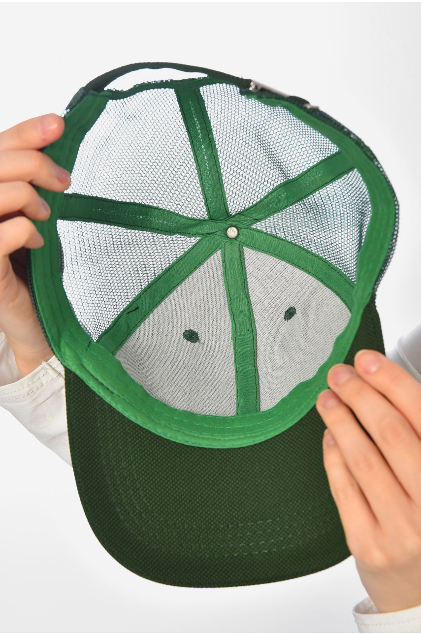 Кепка женская зеленого цвета 202017
