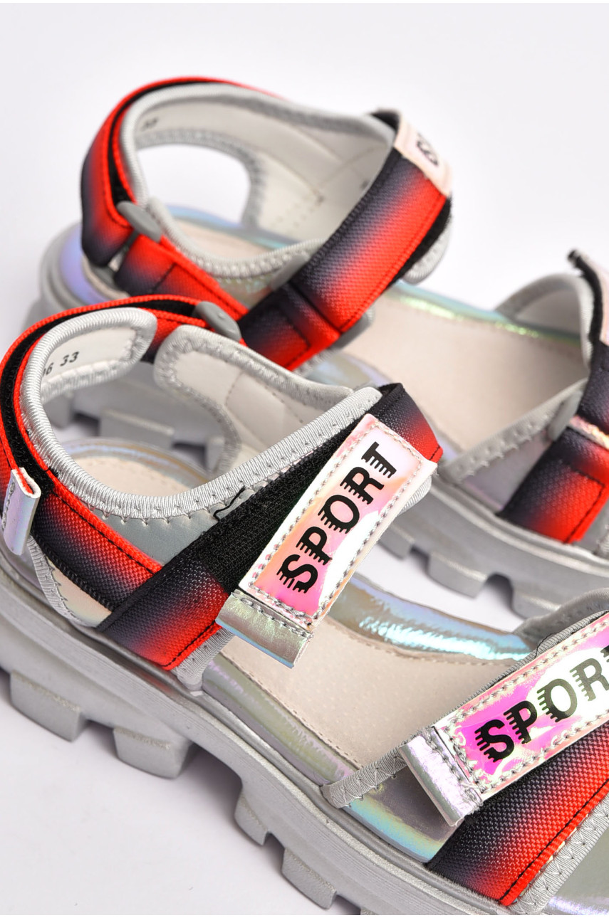 Босоножки для девочки серебристого цвета 2006-4 202067