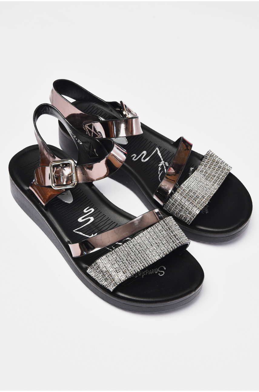 Босоножки женские коричневого цвета 6685-2 202113