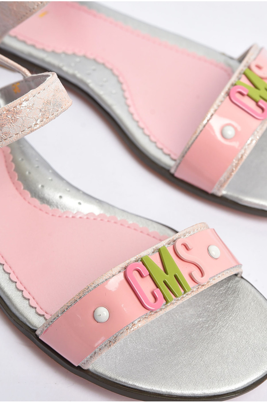 Босоножки для девочки розового цвета в35-27в 202176