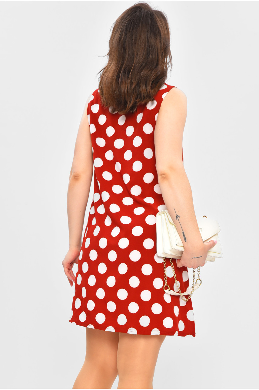 Сарафан женский красного цвета с принтом 822 202194 Сарафан женский красного цвета с принтом 822 202194