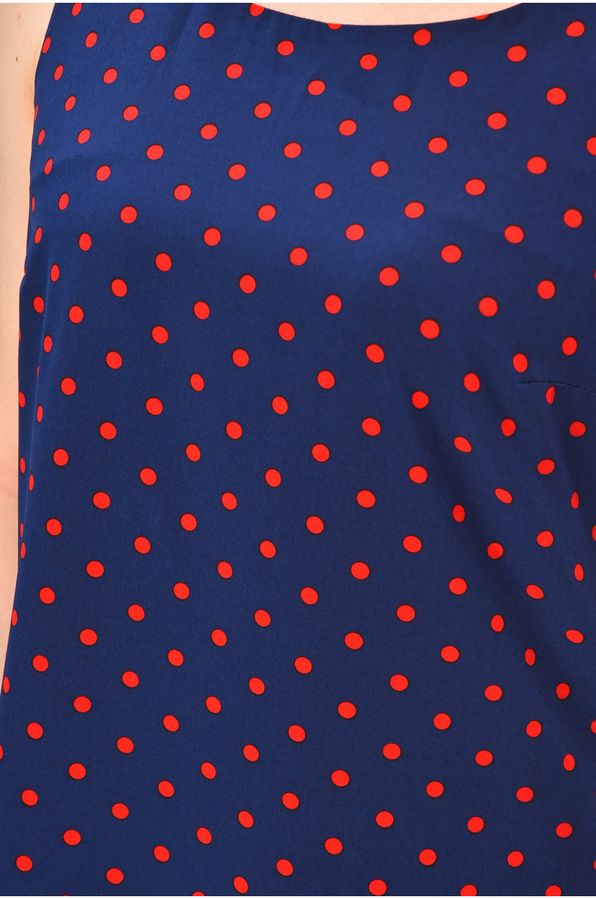 Сарафан женский тёмно-синего цвета с принтом 822 202195 Сарафан женский тёмно-синего цвета с принтом 822 202195