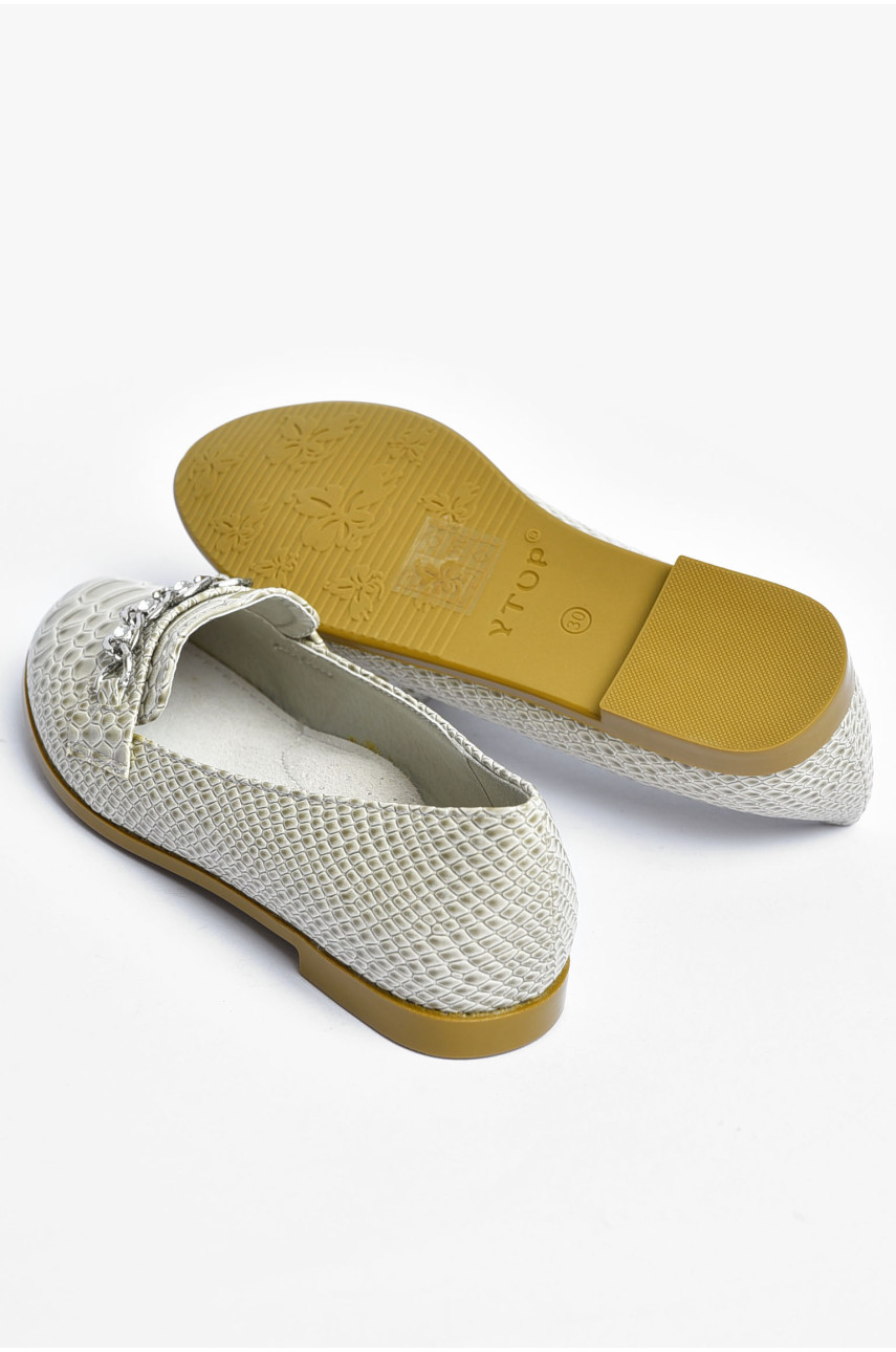 Балетки для девочки серого цвета 207-11 202231