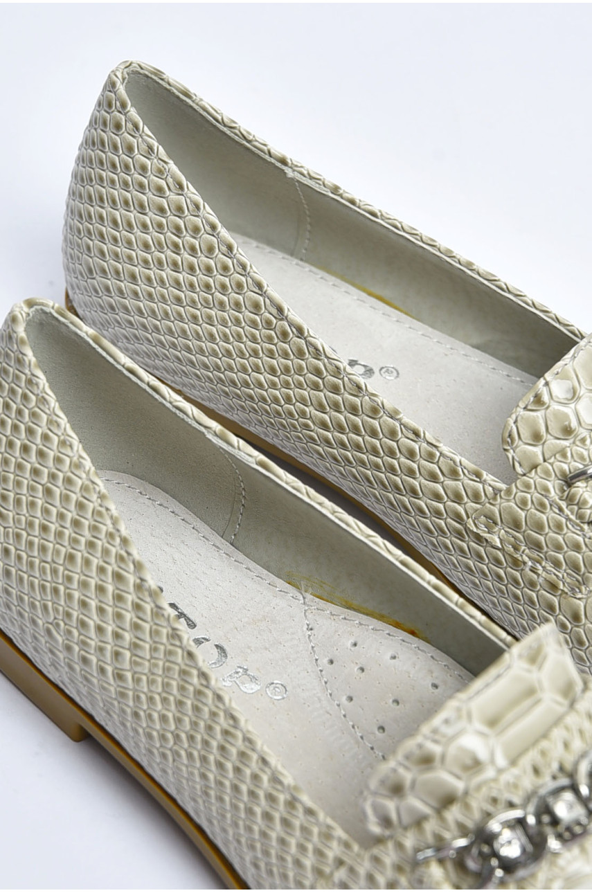 Балетки для девочки серого цвета 207-11 202231