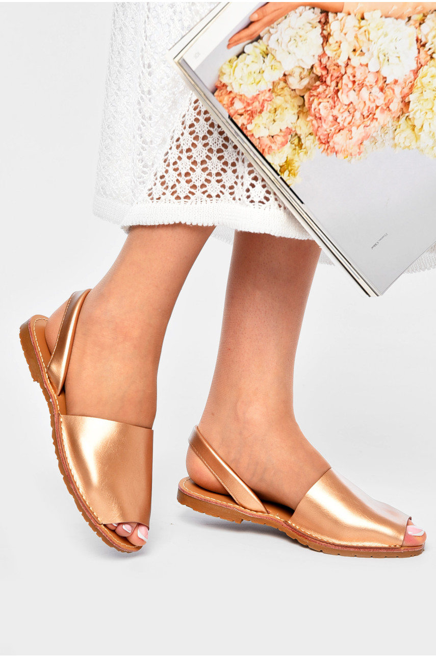 Босоніжки жіночі золотистого кольору W33-5 202234